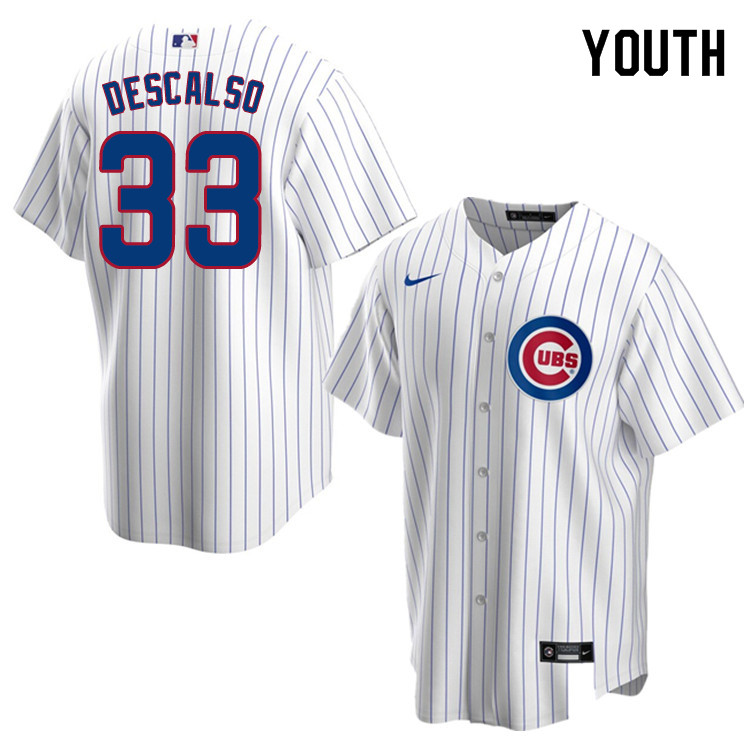 Nike Youth #33 Daniel Descalso Chicago Cubs Baseball Jerseys Sale-White